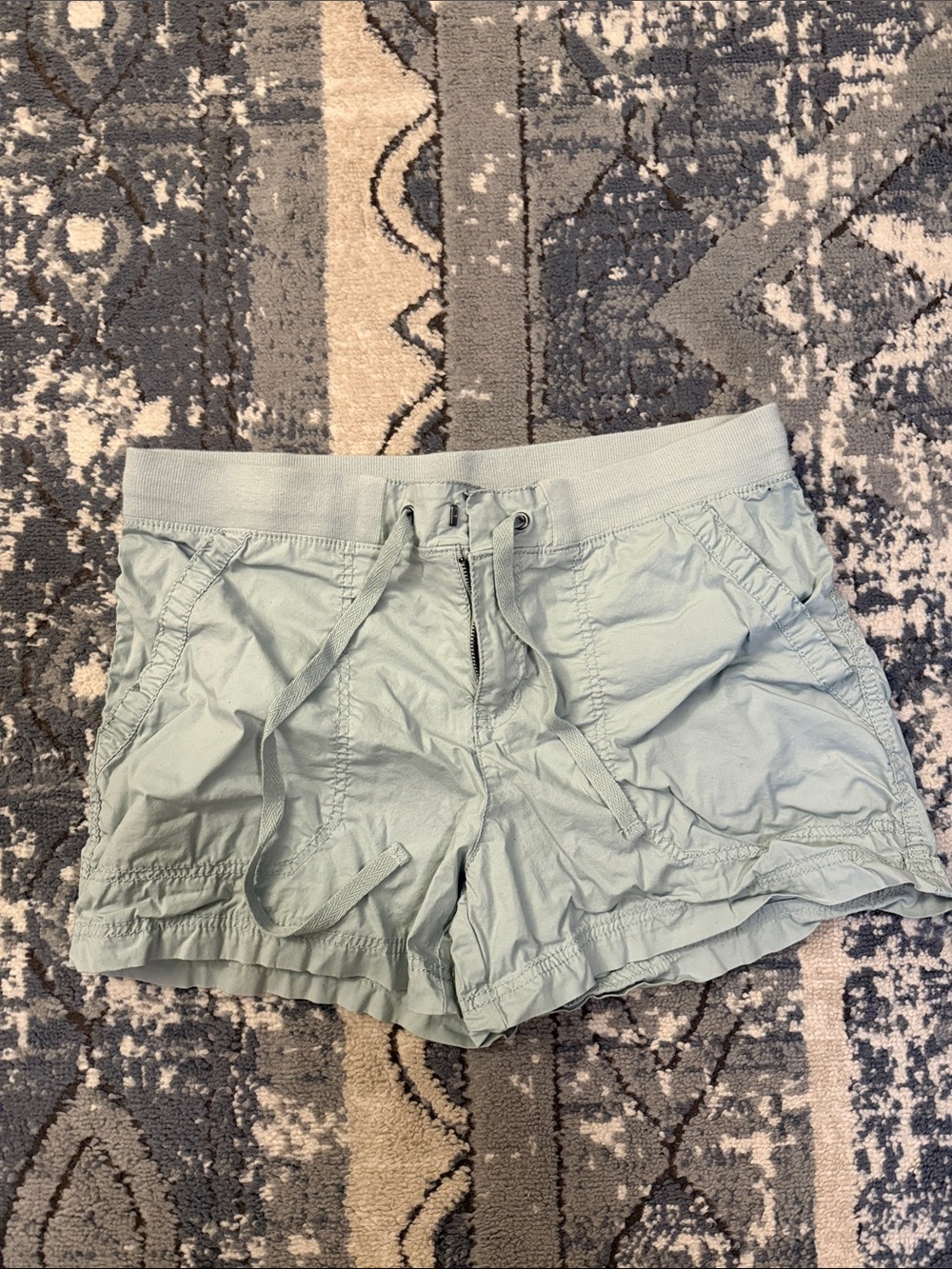 Style & Co. Light Aqua Drawstring Shorts